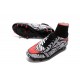 Nike 2016 Scarpe da Calcio Hypervenom Phantom II FG Neymar Nero Bianco Rosso