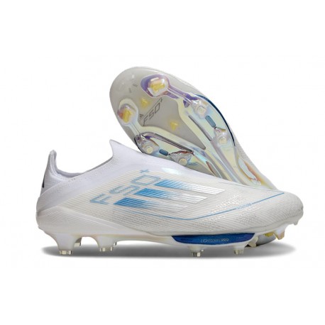 Scarpa da Calcio Uomo adidas F50+ Elite LL FG Bianco Perla Metallico