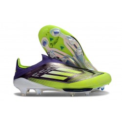 Scarpa adidas F50+ Elite LL FG Viola Rush Ftwr Bianco Limone Lucido