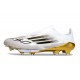 Scarpa da Calcio Uomo adidas F50+ Elite LL FG Bianco Nero Core Oro Met