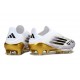 Scarpa da Calcio Uomo adidas F50+ Elite LL FG Bianco Nero Core Oro Met