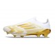 Scarpa da Calcio Uomo adidas F50+ Elite LL FG Bianco Oro Met