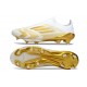 Scarpa da Calcio Uomo adidas F50+ Elite LL FG Bianco Oro Met