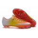 Scarpa da Calcio Nuovo Nike Mercurial Vapor X FG ACC Giallo Arancio Bianco