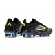 Scarpa da Calcio Uomo adidas F50+ Elite LL FG Nero Core Ferro Metallizzato Limone Lucido
