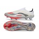 adidas F50+ Elite LL FG MESSI Ftwr Bianco Rosso Lucido Argento Metallico