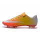 Scarpa da Calcio Nuovo Nike Mercurial Vapor X FG ACC Giallo Arancio Bianco