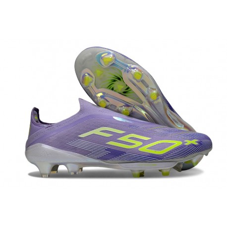 Scarpa da Calcio Uomo adidas F50+ Elite LL FG Viola Tone Limone Lucido Viola Rush