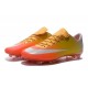 Scarpa da Calcio Nuovo Nike Mercurial Vapor X FG ACC Giallo Arancio Bianco