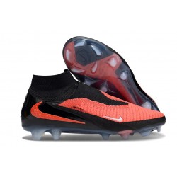 Scarpe Nike Phantom 6 Elite High Cut FG Cremisi Vivace Nero
