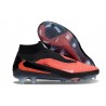 Scarpe Nike Phantom 6 Elite High Cut FG Cremisi Vivace Nero 