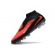 Scarpe Nike Phantom 6 Elite High Cut FG Cremisi Vivace Nero 