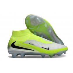 Scarpe Nike Phantom 6 Elite High Cut FG Grigio Verde Nero