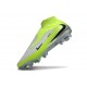 Scarpe Nike Phantom 6 Elite High Cut FG Grigio Verde Nero