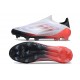 adidas F50 Elite Laceless FG Scarpe Bianco Nero Rosso