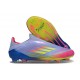 adidas F50 Elite Laceless FG Blu Fusion Limone Lucido Rosa Lucido