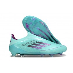adidas F50 Elite Laceless FG Scarpe Blu Nero