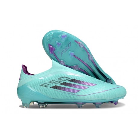 adidas F50 Elite Laceless FG Scarpe Blu Nero
