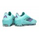 adidas F50 Elite Laceless FG Scarpe Blu Nero