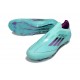 adidas F50 Elite Laceless FG Scarpe Blu Nero