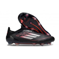 adidas F50 Elite Laceless FG Scarpe Nero Rosso