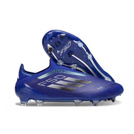 adidas F50 Elite Laceless FG Scarpe Blu