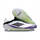 adidas F50 Elite Laceless FG X Messi Ftwr Bianco Nero Core Unity Viola