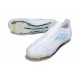 adidas F50 Elite Laceless FG Scarpe Bianco Perla Metallico