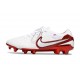 Nike Tiempo Legend X Elite FG Bianco Cremisi Vivace