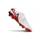 Nike Tiempo Legend X Elite FG Bianco Cremisi Vivace