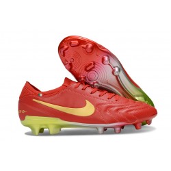 Nike Tiempo Legend X Elite FG Czerwony Złoto