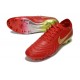 Nike Tiempo Legend X Elite FG Czerwony Złoto