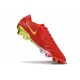 Nike Tiempo Legend X Elite FG Czerwony Złoto