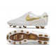 Nike Tiempo Legend X Elite FG R10 Biały Złoty