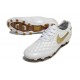 Nike Tiempo Legend X Elite FG R10 Biały Złoty