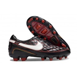 Nike Tiempo Legend X Elite FG R10 Czarny Biały Czerwony