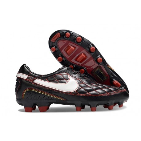 Nike Tiempo Legend X Elite FG R10 Czarny Biały Czerwony