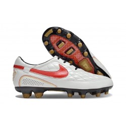 Nike Tiempo Legend X Elite FG R10 Biały Czerwony