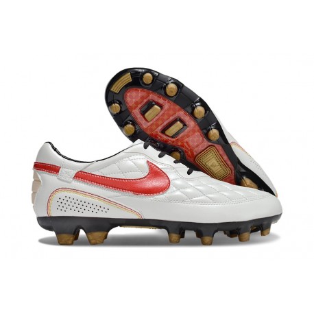 Nike Tiempo Legend X Elite FG R10 Biały Czerwony