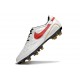 Nike Tiempo Legend X Elite FG R10 Biały Czerwony