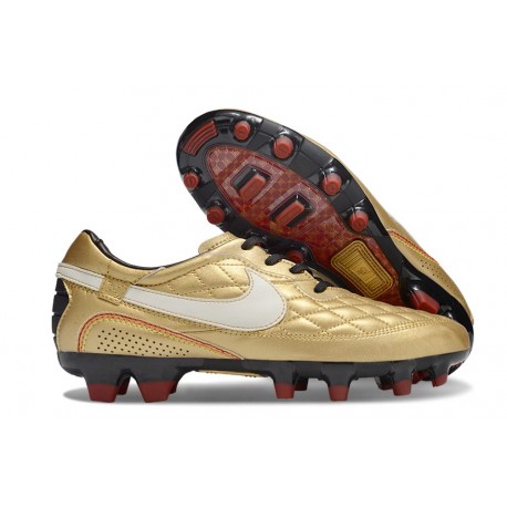 Nike Tiempo Legend X Elite FG R10 Złoto Biały