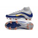 Nike Air Zoom Mercurial Superfly 10 Elite FG Argento Blu Giallo