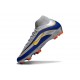 Nike Air Zoom Mercurial Superfly 10 Elite FG Argento Blu Giallo