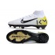 Nike Air Zoom Mercurial Superfly 10 Elite FG Bianco Nero Giallo