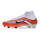 Nike Air Zoom Mercurial Superfly 10 Elite FG Rosso Bianco Nero