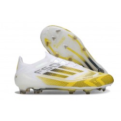 Scarpe da Calcio adidas F50 Elite FG Bianco Giallo