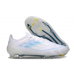 Scarpa Calcio Adidas F50 Elite Fg Uomo Bianco Blu