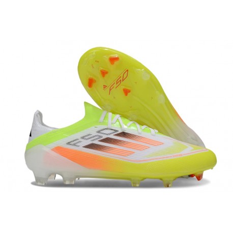 Scarpa Calcio Adidas F50 Elite Fg Uomo Giallo Arancione