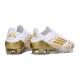 Scarpa Calcio Adidas F50 Elite Fg Uomo Bianco Oro Met