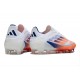 Scarpa Calcio Adidas F50 Elite Fg Ftwr Bianco Rosso Solare Blu Lucido